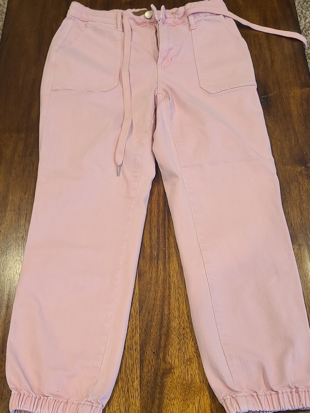 Judy Blue Regina High Rise Garment Syed Denim Pants in Pink Jeans Size 28 - Picture 2 of 5
